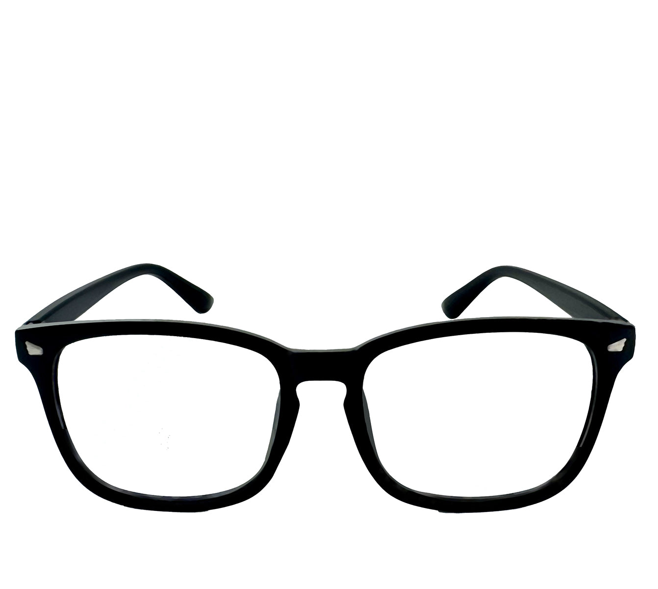 TrendyDunes Unisex Anti Blue Light Glasses for Computer & Mobile | Classic Black Rounded Square Frame Men & Women | Stylish Eye Protection for Office Use | Digital Eye Strain Relief Eyewear